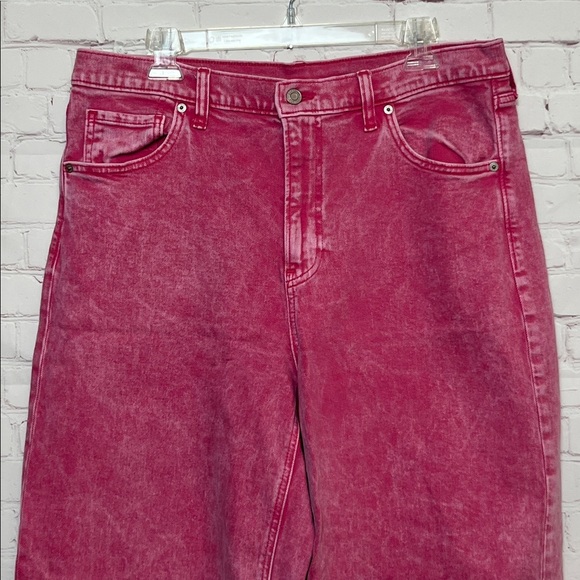 Gap High Rise Stride Ankle Jeans in Sugar Pink - Picture 3 of 15